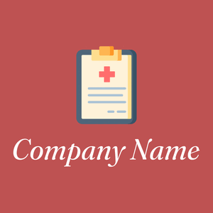 Clinic history logo on a Fuzzy Wuzzy Brown background - Medical & Pharmaceutical