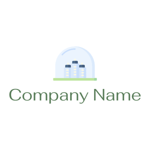 Alice Blue Dome on a White background - Architectuur
