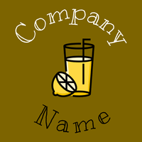 Lemonade logo on a Olive background - Comida & Bebida