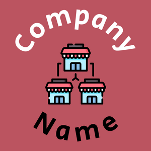 Franchise logo on a Blush background - Handel & Beratung