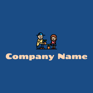 Gardening logo on a Allports background - Florale