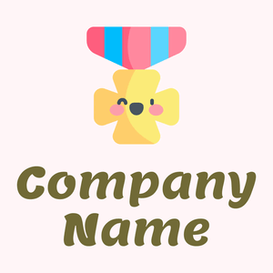 Medal  on a Lavender Blush background - Seguridad