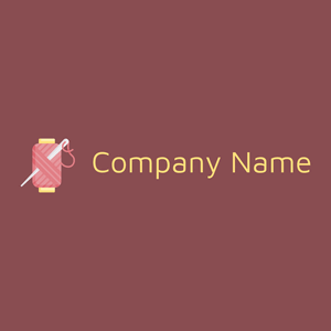 Needle logo on a Solid Pink background - Hospital & Farmácia