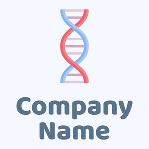 Dna on a Alice Blue background - Medisch & Farmaceutisch