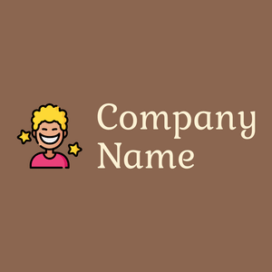 Smile logo on a Leather background - Abstrato