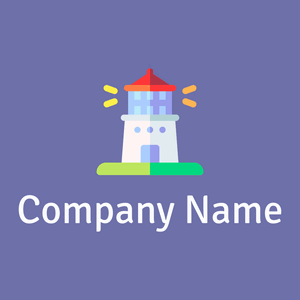 Makapu lighthouse logo on a Scampi background - Arquitetura
