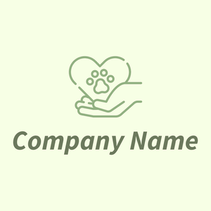 Animal logo on a Light Yellow background - Tiere & Haustiere