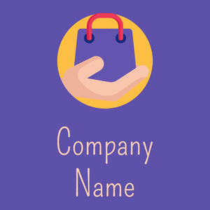 Bag logo on a Rich Blue background - Moda & Bellezza