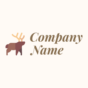Caribou logo on a pale background - Animais e Pets
