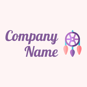 Dreamcatcher logo on a Snow background - Abstrakt