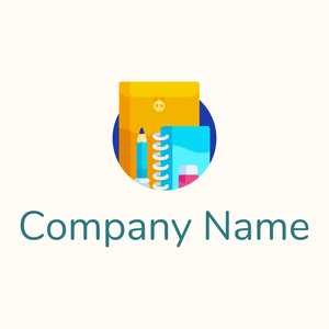 Stationery logo on a Floral White background - Comunidad & Sin fines de lucro