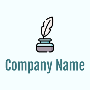 Ink logo on a Azure background - Domaine des communications