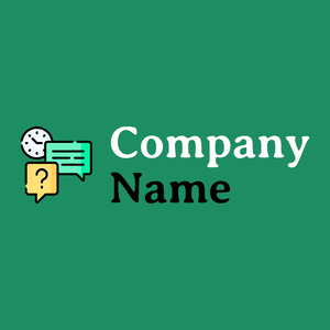 Chat logo on a Elf Green background - Empresa & Consultantes