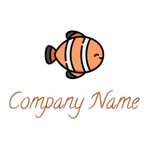 Hit Pink Clown fish on a White background - Arte & Entretenimiento