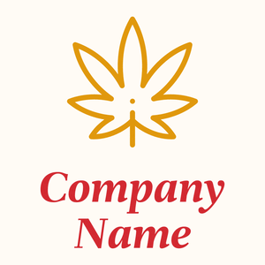 Marijuana logo on a Floral White background - Vastgoed & Hypotheek
