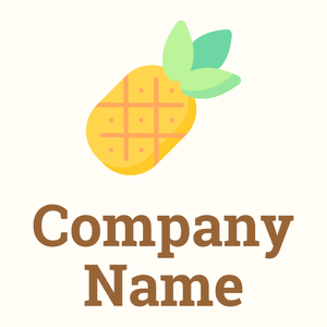 Pineapple logo on a Floral White background - Ecologia & Ambiente