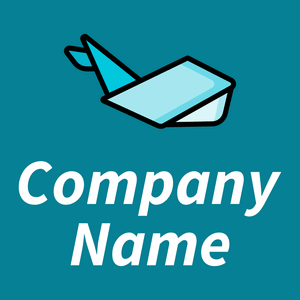 Whale logo on a Eastern Blue background - Categorieën