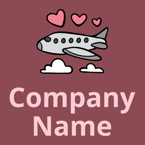 Honeymoon logo on a Solid Pink background - Viajes & Hoteles