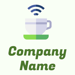 Coffee logo on a Honeydew background - Alimentos & Bebidas