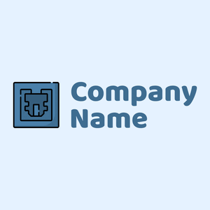 Port logo on a Alice Blue background - Abstrakt