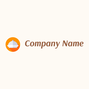 Food tray logo on a White background - Essen & Trinken