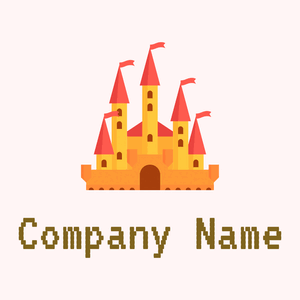 Neon Carrot Castle on a Snow background - Architettura