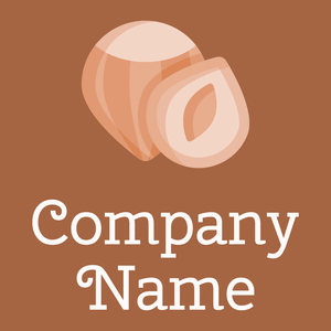 Hazelnut logo on a Tuscany background - Nourriture & Boisson