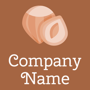 Hazelnut logo on a Tuscany background - Comida & Bebida
