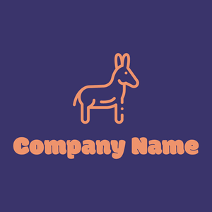 Donkey logo on a Minsk background - Animais e Pets