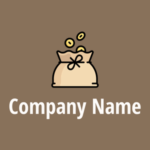 Bag logo on a Cement background - Abstrait