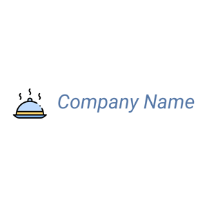 Food tray logo on a White background - Essen & Trinken