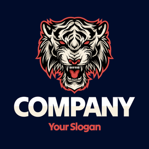 team logo angry tiger face - Animals & Pets