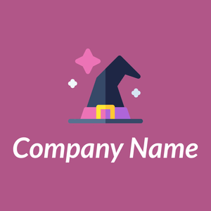Witch hat logo on a Royal Heath background - Entertainment & Kunst