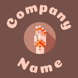Henna logo on a Quincy background - Religión