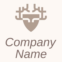 Antlers logo on a Seashell background - Dieren/huisdieren