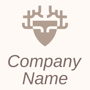 Antlers logo on a Seashell background - Animaux & Animaux de compagnie