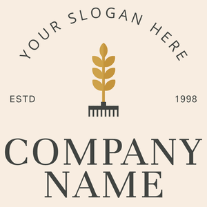 Wheat and rake logo - Environnement & Écologie