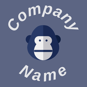 Gorilla logo on a Waikawa Grey background - Tiere & Haustiere