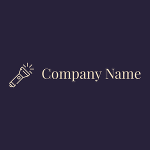 Flashlight logo on a Tolopea background - Construction & Outils