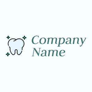 Tooth logo on a Azure background - Médicale & Pharmaceutique