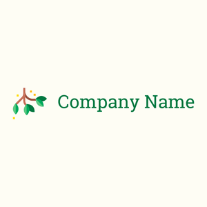 Branch Olive tree logo on a Ivory background - Agricultura