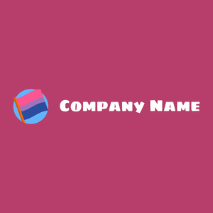 Bisexual logo on a Rouge background - Community & No profit