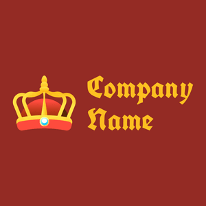 Crown on a Mandarian Orange background - Juegos & Entretenimiento