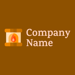 Fireplace logo on a Olive background - Giochi & Divertimento