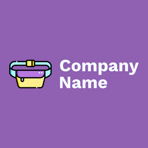 Waist bag on a Deep Lilac background - Arredamento per la casa
