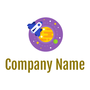 Space exploration logo on a White background - Reizen & Hotel