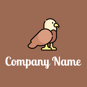Eagle on a Dark Tan background - Animales & Animales de compañía