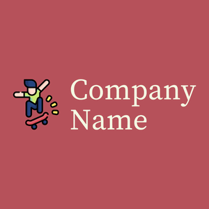 Skateboard logo on a Blush background - Spiele & Freizeit
