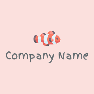 Clown fish on a Pale Pink background - Animals & Pets
