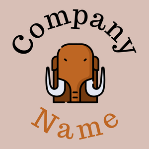 Mammoth logo on a Wafer background - Animales & Animales de compañía